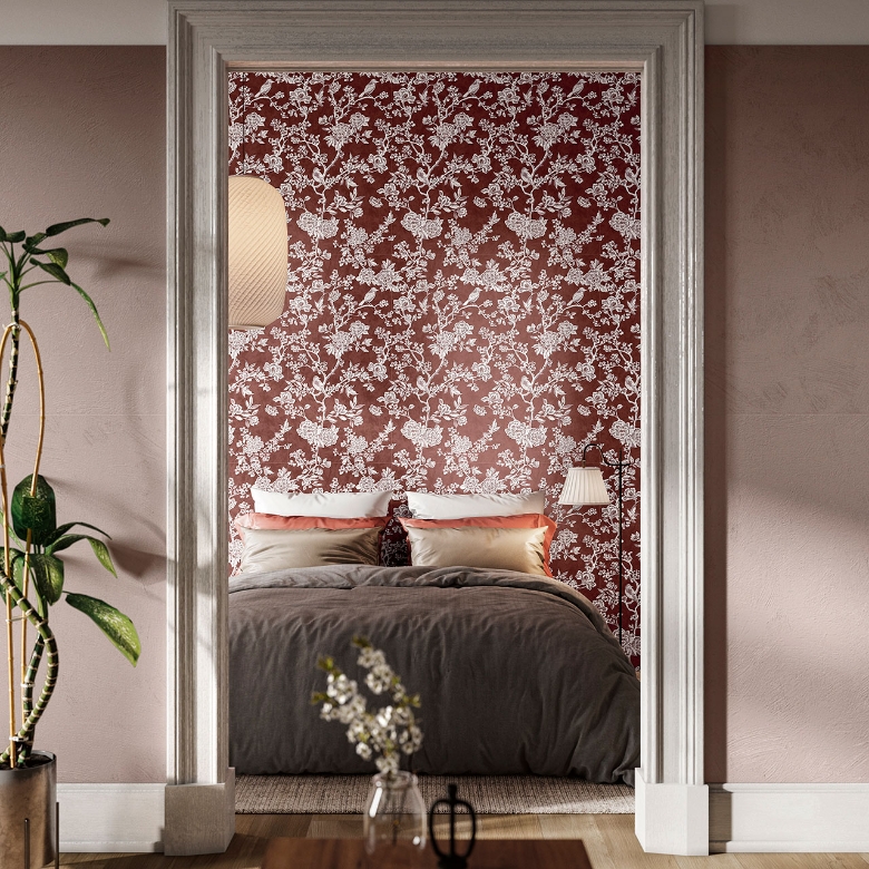 Chambre Floral Bordeaux