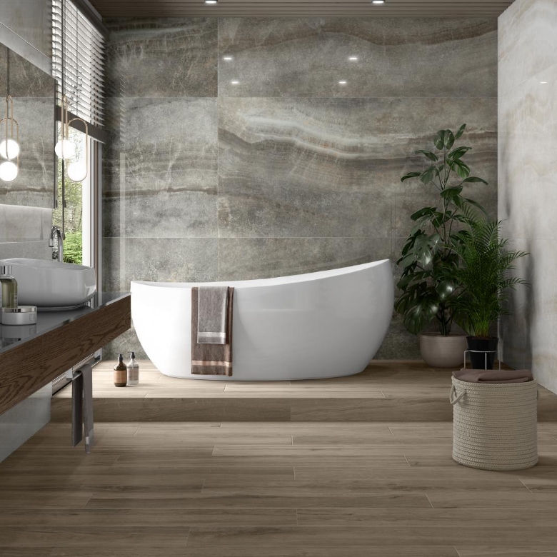 Salle de bain Hex Brown