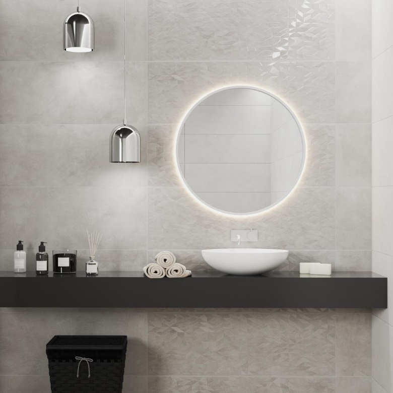 Salle de bain Relieve Gris